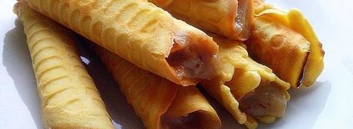 трубочки с заварным кремом и миндалем. Шаг 4