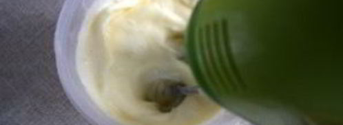 творожный крем для бисквитного торта. Шаг 4