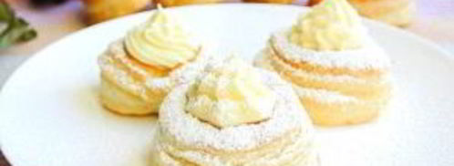 волованы с заварным кремом. Шаг 11