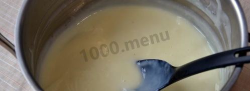 заварной крем со сгущенкой. Шаг 5