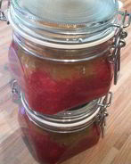Клубнично-ревеневый мармелад