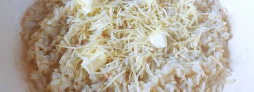 ризотто-трюфели с луковым мармеладом. Шаг 9