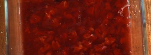 рулет из краба и телятины с вишневым мармеладом. Шаг 8