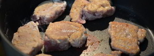 свиные медальоны с мармеладным джемом. Шаг 4