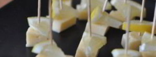 закуска на шпажках с мармеладом. Шаг 3