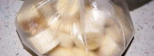 банановое мороженое nana ice-cream. Шаг 3