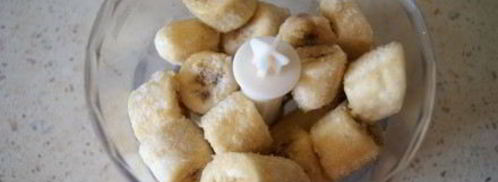 банановое мороженое nana ice-cream. Шаг 4