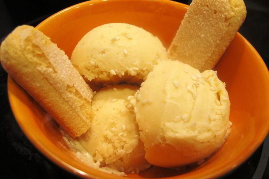 Рецепт кунжутного мороженого