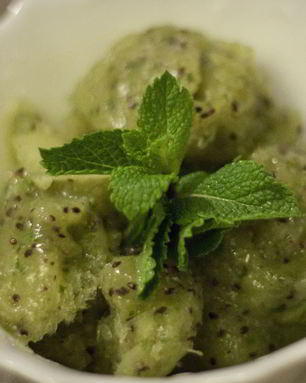 Мороженое из киви