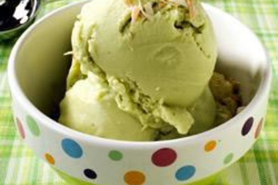 Рецепт мороженого из кокоса и авокадо