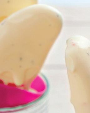 Мороженое с белым шоколадом, мятой и чили