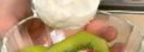 мороженое с малиной и киви. Шаг 4