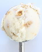 Овсяное мороженое с ванилью и крошкой овсяного печенья