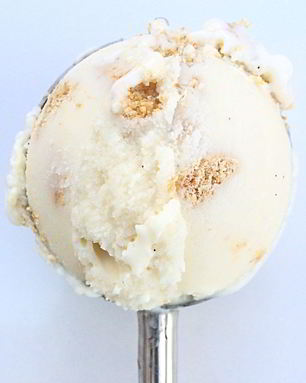 Овсяное мороженое с ванилью и крошкой овсяного печенья