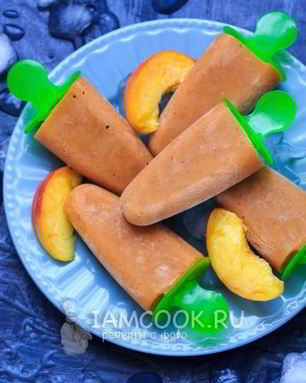 Персиково-банановое мороженое