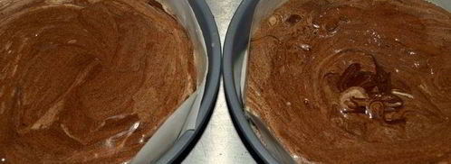 шоколадный торт-мороженое с маршмэллоу и фундуком. Шаг 9