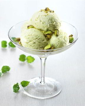 Сливочно-фисташковое мороженое