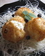 Жареное мороженое с фунчезой