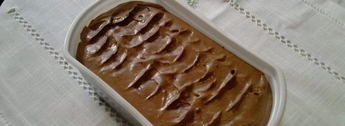 безе с шоколадным муссом и фруктами. Шаг 4