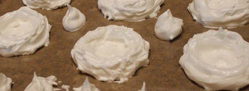 безе с шоколадным муссом и фруктами. Шаг 6