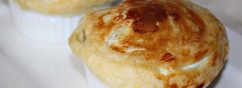 грушевый мусс запеченный под слоеным тестом. Шаг 5