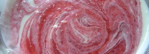 йогуртово-клубничный мусс с киви. Шаг 5