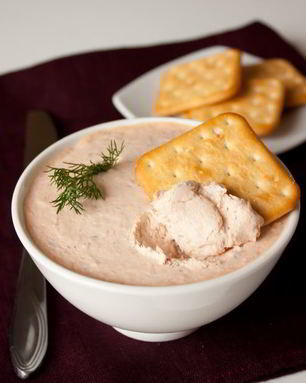 Мусс из копченого лосося