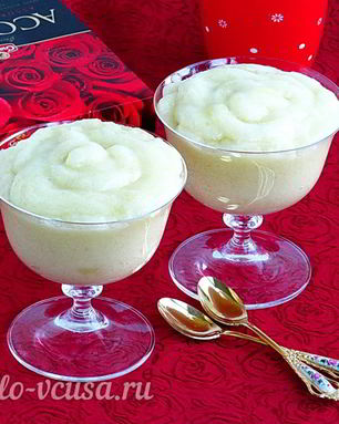 Мусс из ревеня