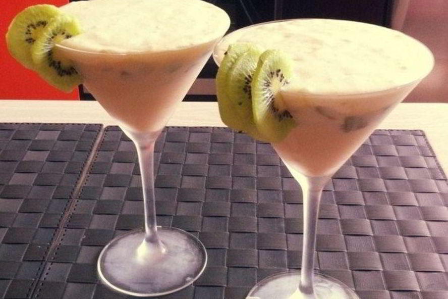 Рецепт нежного мусса с киви