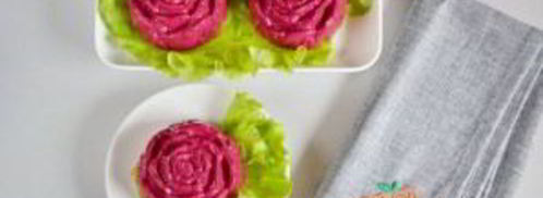 пикантный свекольный мусс с селедкой. Шаг 7