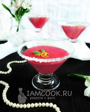 Постный мусс с вишней