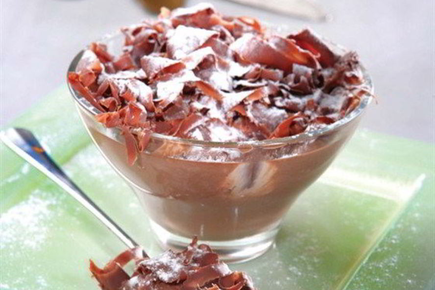 Рецепт шоколадного мусса с оливковым маслом и бренди