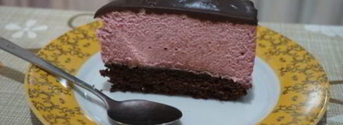 торт-мусс вишня в шоколаде. Шаг 17