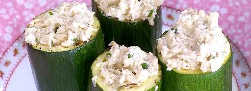 цукини, фаршированные муссом из артишоков. Шаг 8