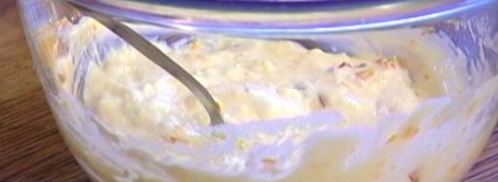 творожно-сливочный мусс с нектарином. Шаг 7