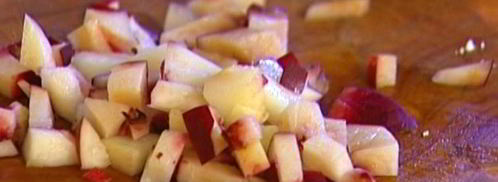 творожно-сливочный мусс с нектарином. Шаг 8