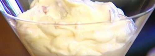 творожно-сливочный мусс с нектарином. Шаг 9