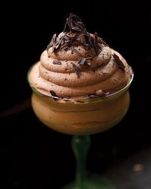 Воздушный шоколадный мусс с ванилью