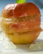 Яблоки с лимонным муссом