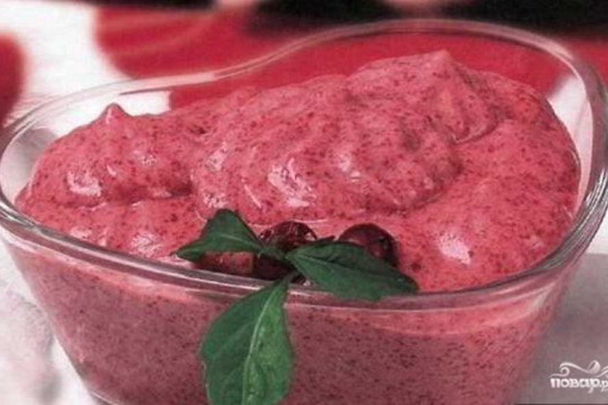 Рецепт земляничного мусса