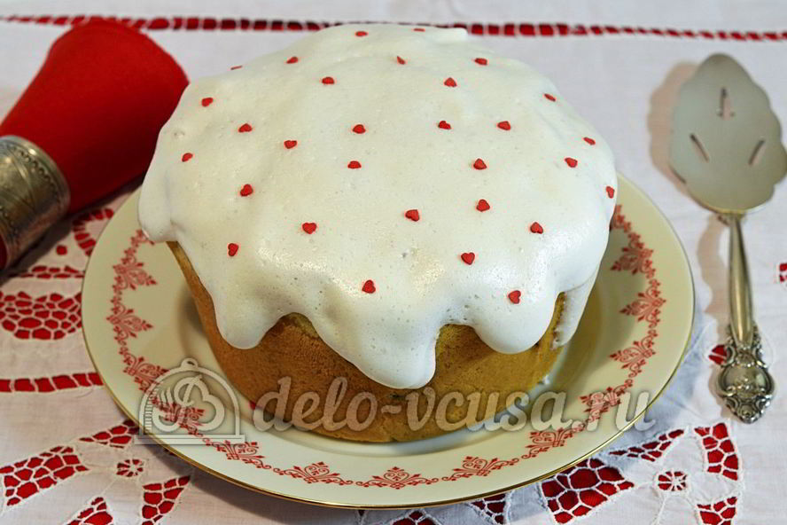 Рецепт быстрого кулича