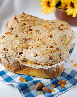 Итальянский пасхальный кулич Colomba на закваске