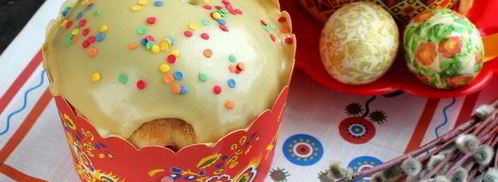 кулич на сметане с цукатами. Шаг 16