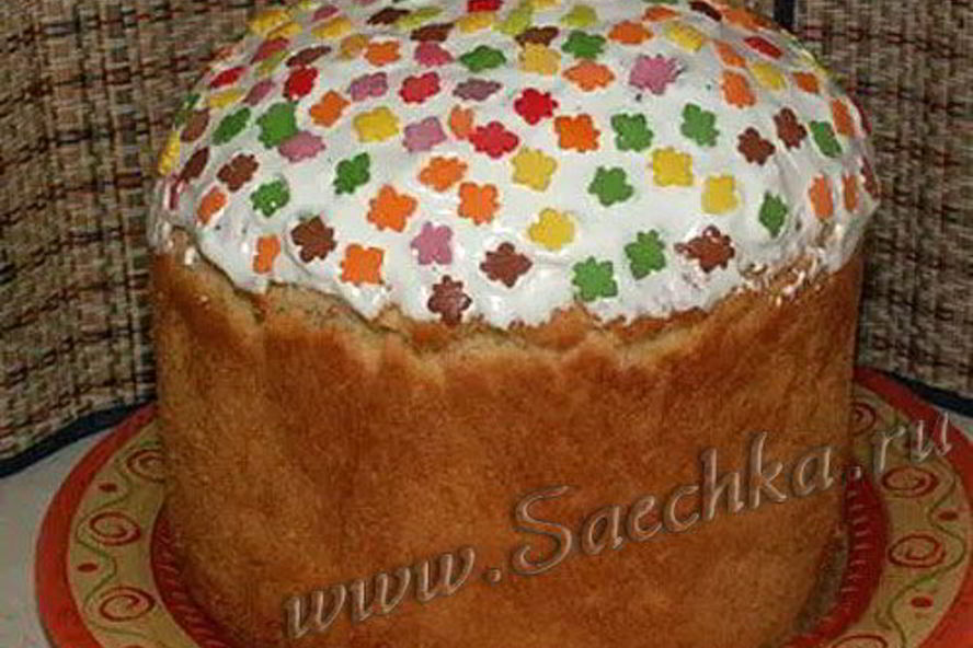 Рецепт кулича в мультиварке