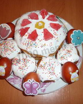 Нежный Кулич к Пасхе