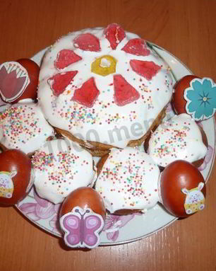 Нежный Кулич к Пасхе