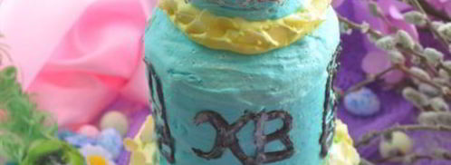 пасхальный кулич храм. Шаг 12