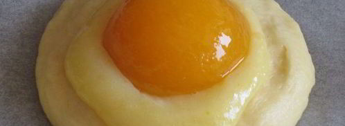 пасхальные творожные булочки с заварным кремом и абрикосами. Шаг 12