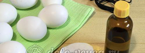 пасхальные яйца с листочками. Шаг 3