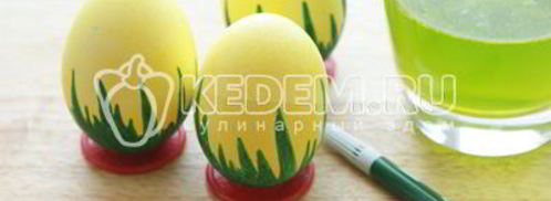 пасхальные яйца травянчики. Шаг 4